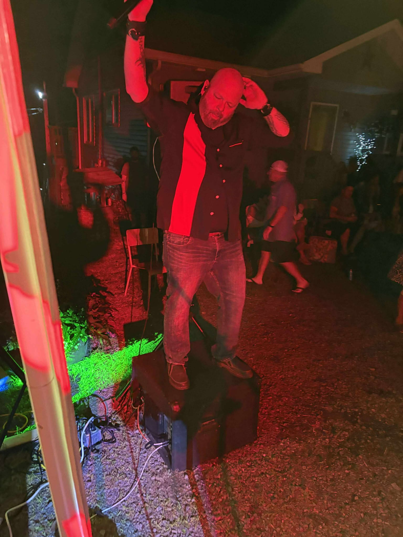 Vault Conspiracy vocalist performing
